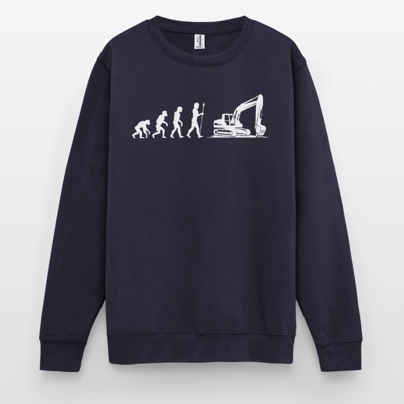 Evolution Baggerfahrer Bagger Unisex Pullover