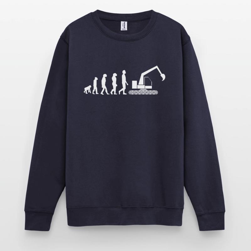 Evolution Baggerfahrer Bagger Unisex Pullover