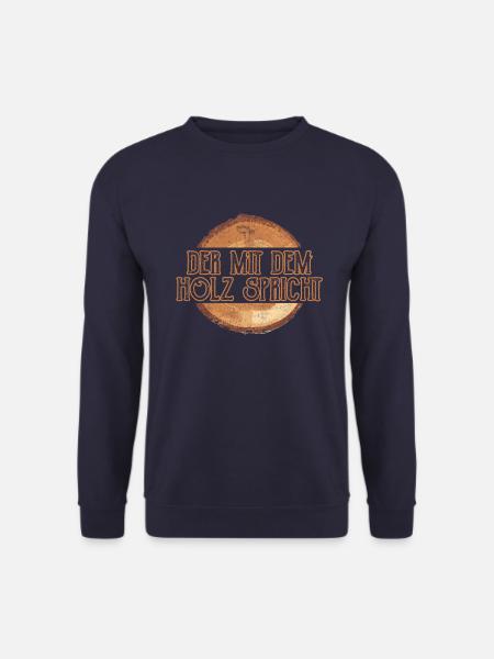 Der mit dem Holz spricht - Unisex Pullover - Navy