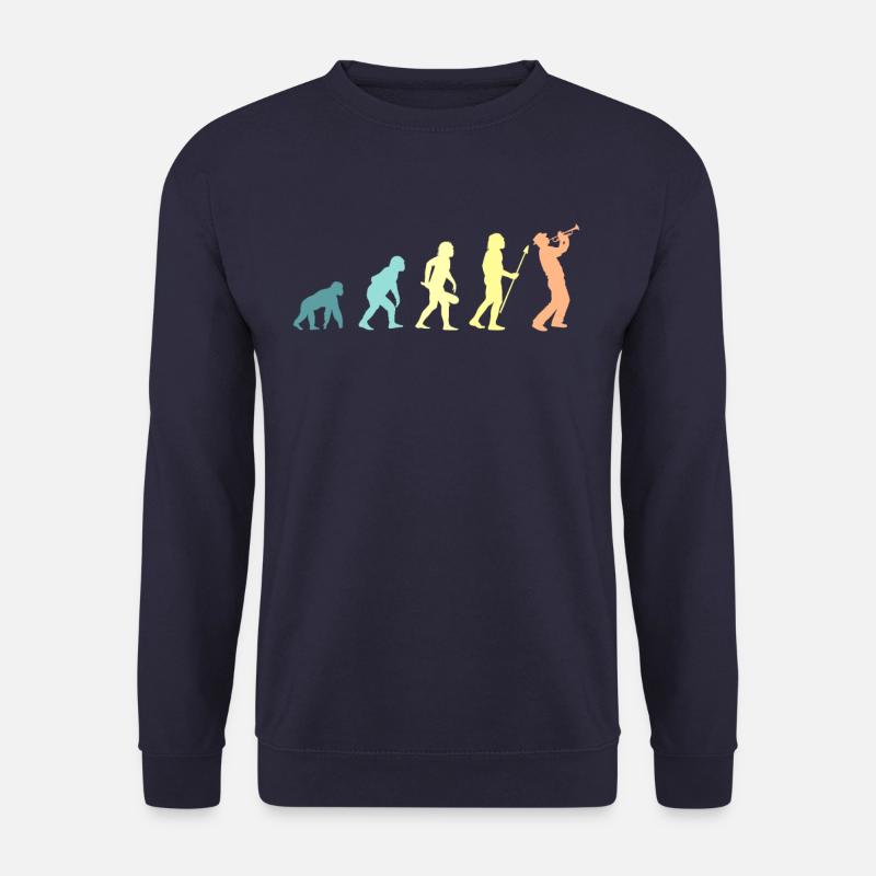 Trompette évolution trompette - Sweat-shirt Unisexe - marine