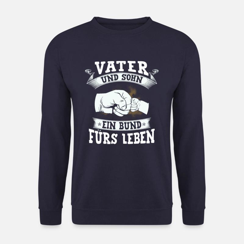 Vater und Sohn Ein Bund Fürs Leben - Unisex Pullover - Navy