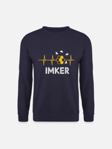 Imker Bienen Herzschlag - Unisex Pullover - Navy