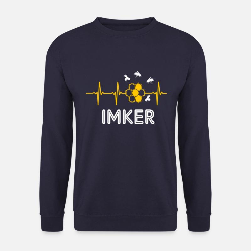 Imker Bienen Herzschlag - Unisex Pullover - Navy