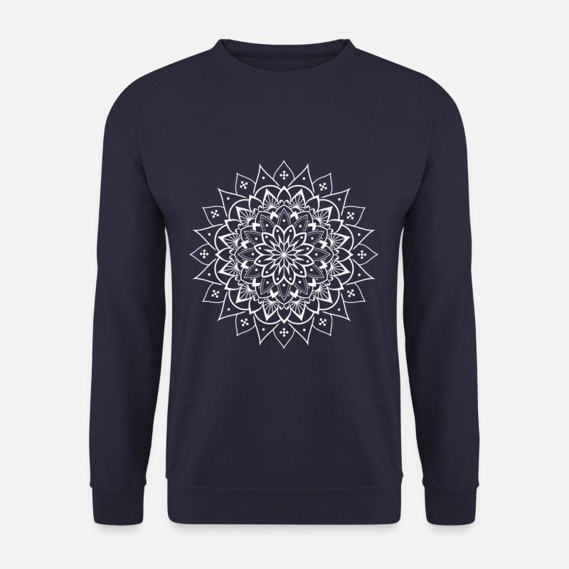 Mandala mandala - Sweat-shirt Unisexe - marine
