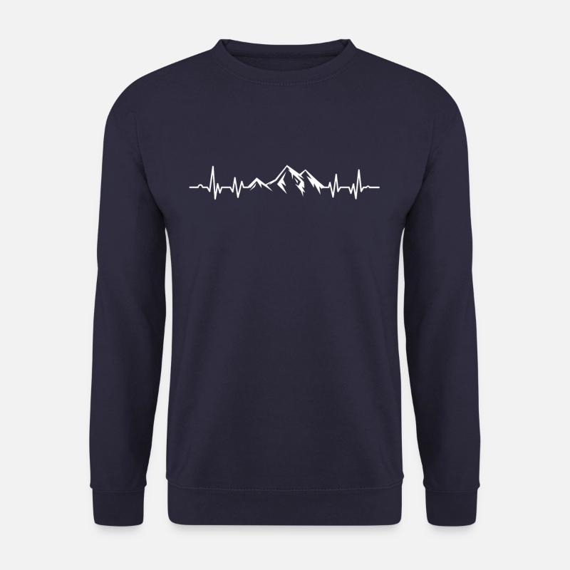 Berge Wandern Berg - Unisex Pullover - Navy
