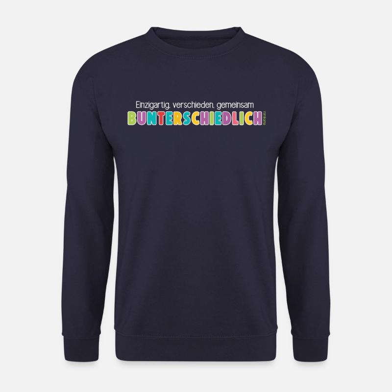 Gemeinsam Bunt & Unterschiedlich - Unisex Pullover - Navy