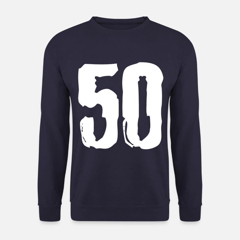 50 number jersey - Unisex Sweatshirt - navy