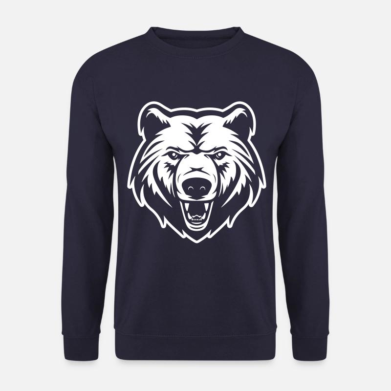 Bear Head - Unisex Sweatshirt - navy
