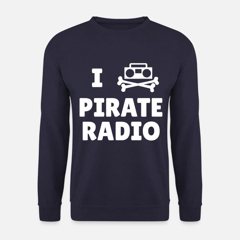 Pirate Radio Piratensender Seesender - Unisex Pullover - Navy