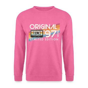 1997 Vintage Retro Birthday Gift - Unisex Sweatshirt - pink - Front