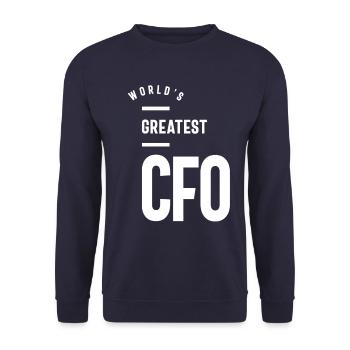 Le plus grand directeur financier du monde - Sweat-shirt Unisexe - marine - Devant - Alina (178cm) & Michal (187cm)