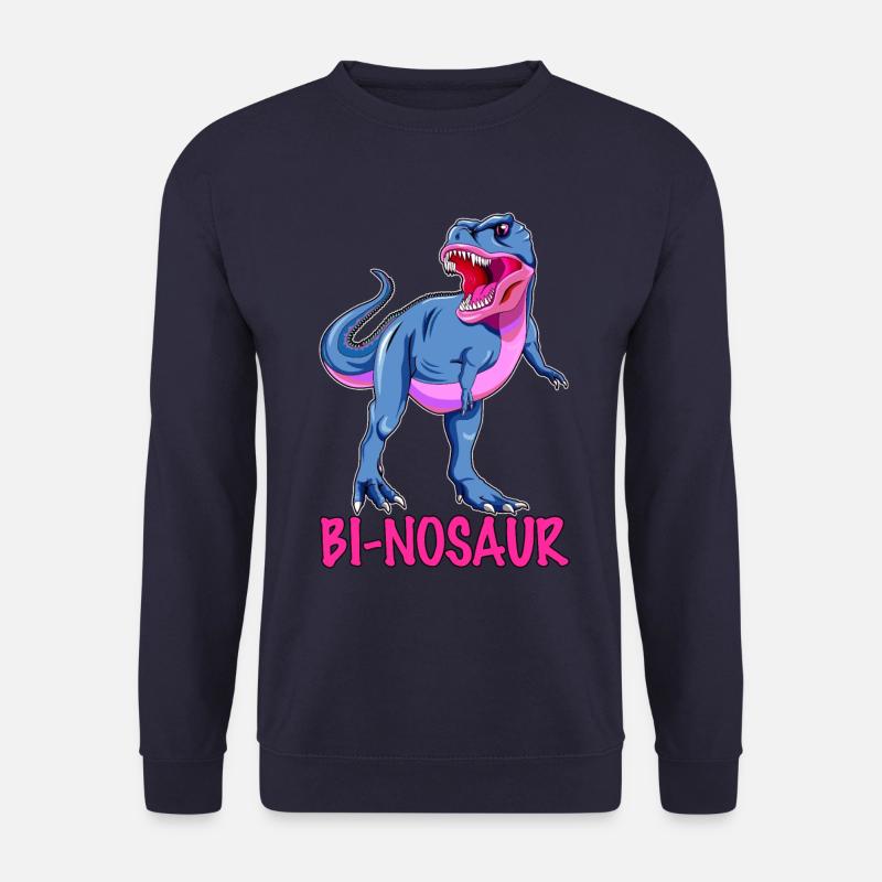 Binosaur - Pride Month Bisexual - Unisex Sweatshirt - navy