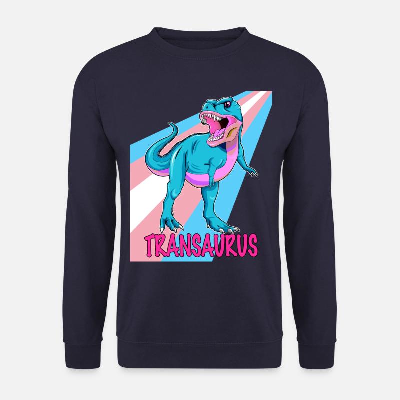 Transgender Dino - Transaurus - Unisex Pullover - Navy