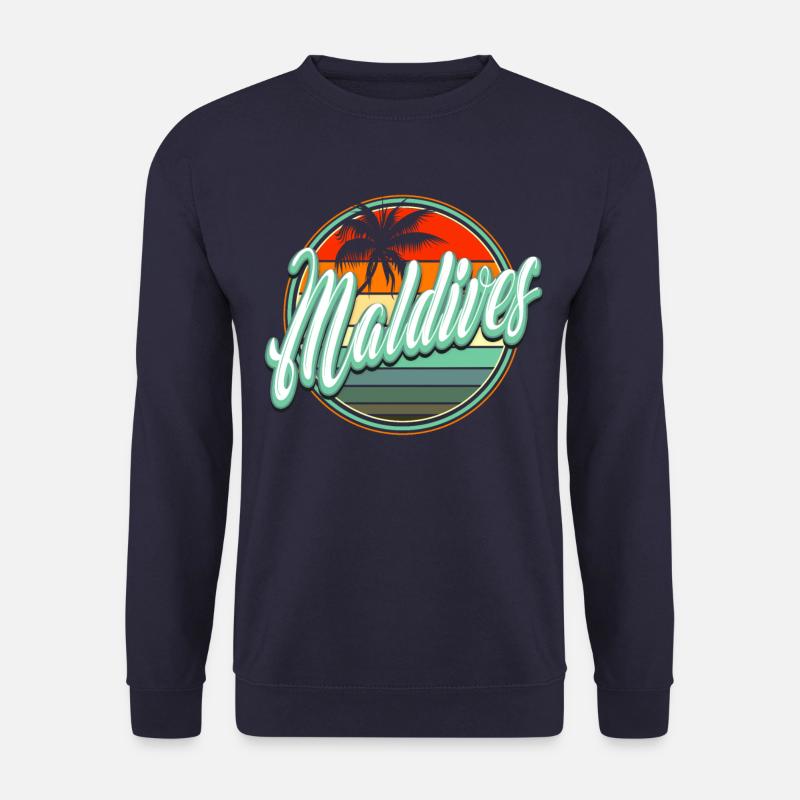 Sommerstrandurlaub - Malediven - Unisex Pullover - Navy