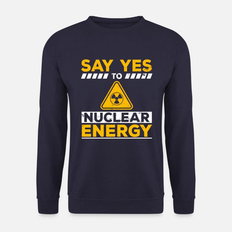 Ja zu Kernkraft - Kernenergie Nuklear Atomkraft - Unisex Pullover - Navy