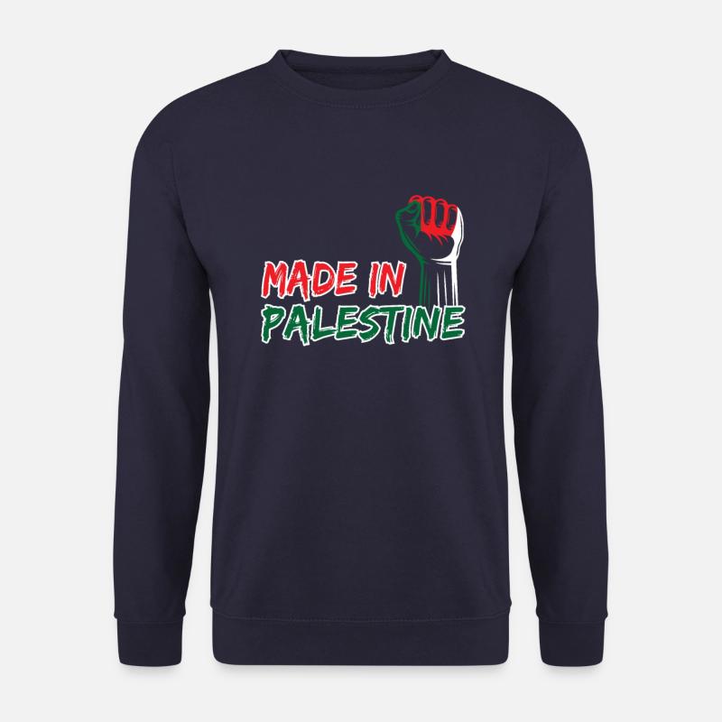 Made in Palestine - Unisex Pullover - Navy