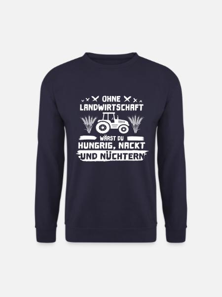 Bauerndemo Landwirtschaft Traktor Demonstration - Unisex Pullover - Navy