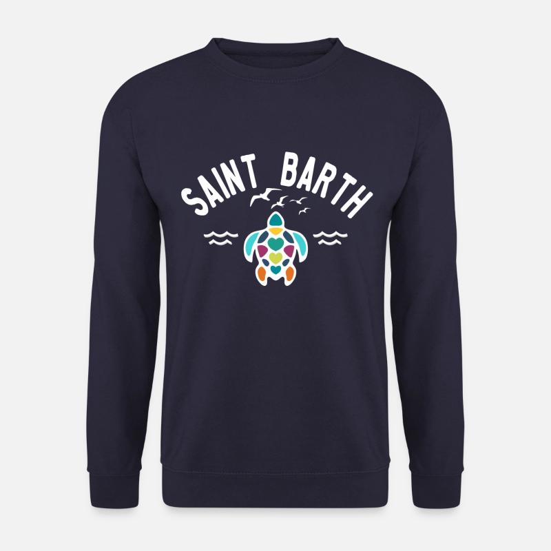Saint Barth sea turtle - Unisex Sweatshirt - navy