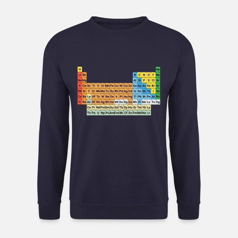 Periodensystem der Elemente - Unisex Pullover - Navy