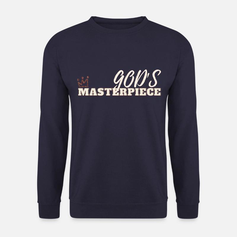 God's Masterpiece - Unisex Pullover - Navy