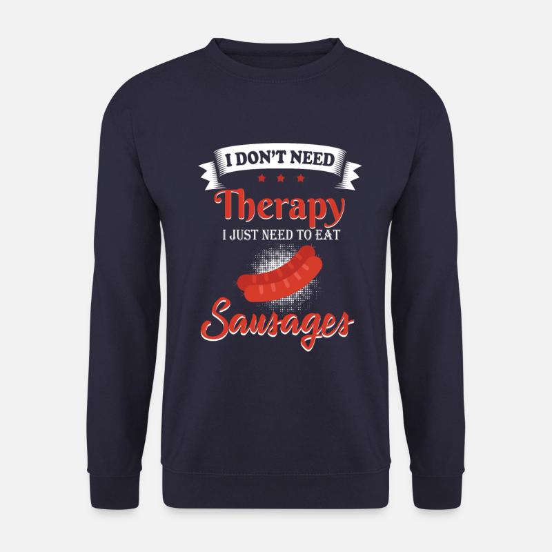 Würstchen Therapie - Unisex Pullover - Navy