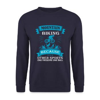 Mountainbiking - Unisex Pullover - Navy - Vorne - Alina (178cm) & Michal (187cm)