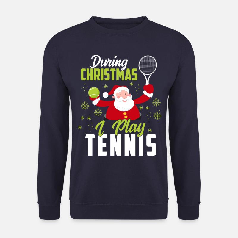 Tennis Weihnachtsmann - Unisex Pullover - Navy