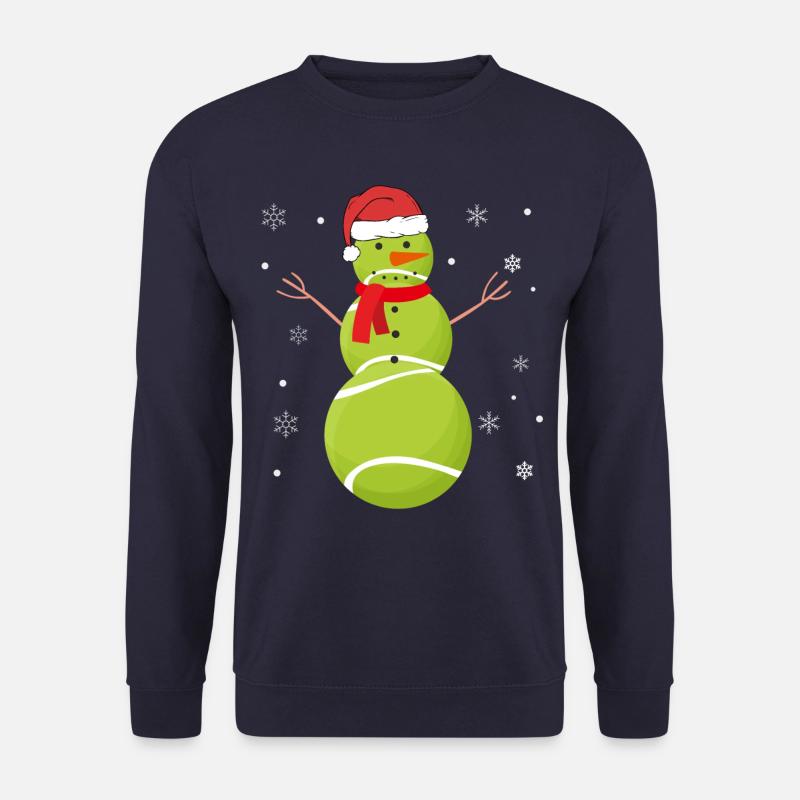 Tennis Schneemann - Unisex Pullover - Navy