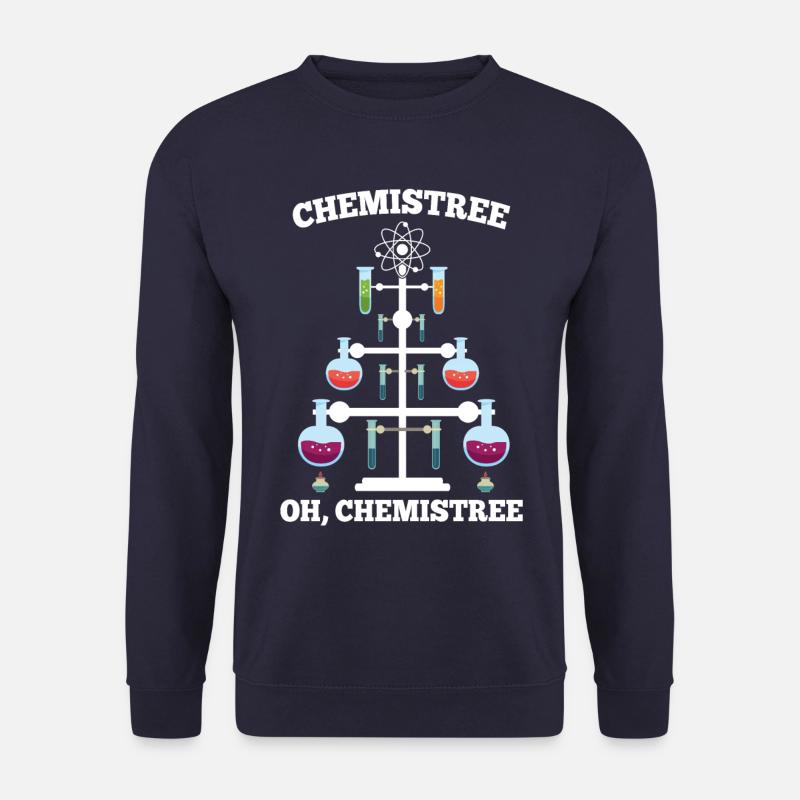 Chemie Weihnachtsbaum - Unisex Pullover - Navy