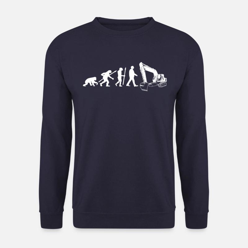 Evolution Bagger Baggerfahrer - Unisex Pullover - Navy