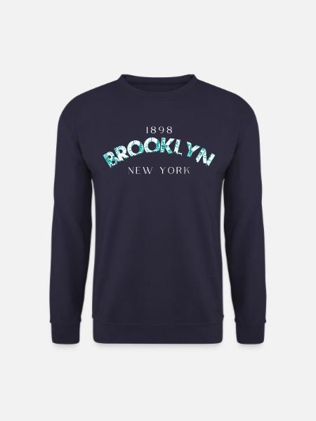 Brooklyn New York - Unisex Pullover - Navy