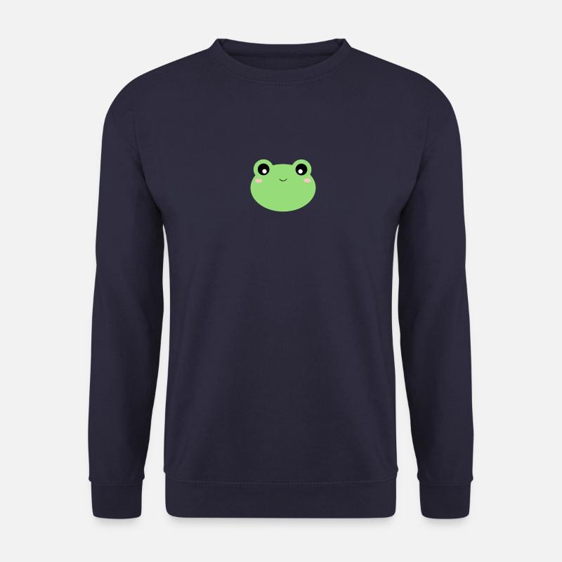 Kawaii-Frosch - Unisex Pullover - Navy