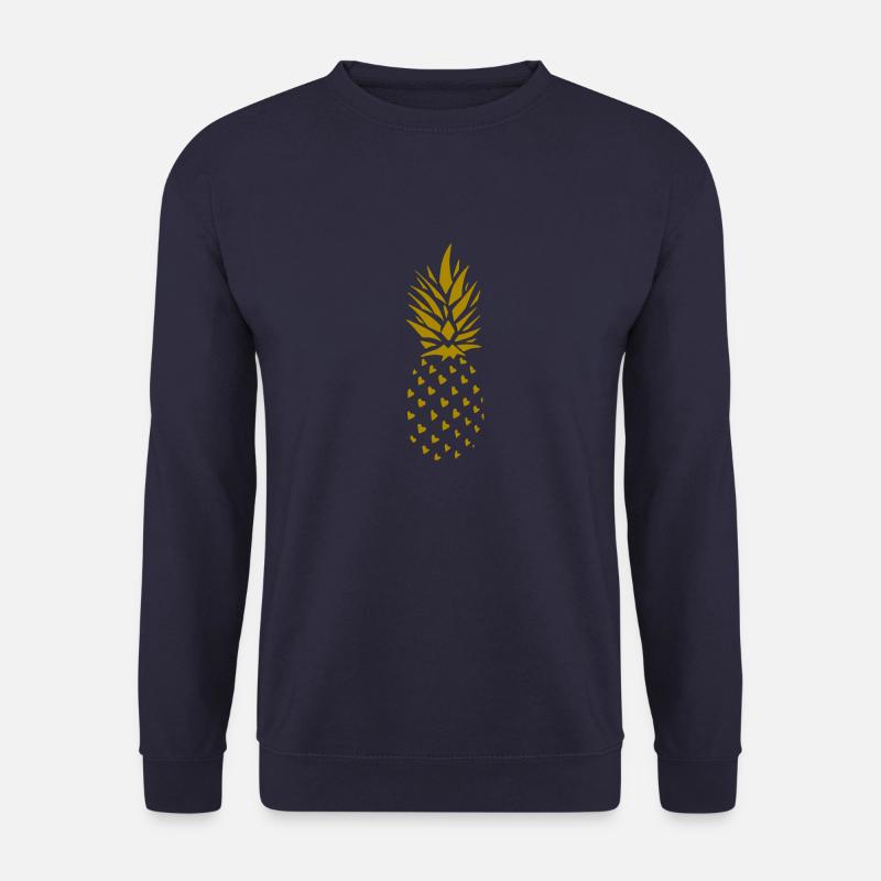 Ananas-Gold- - Unisex Pullover - Navy
