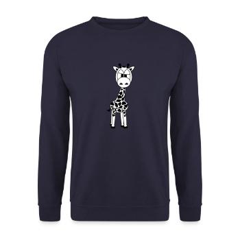 Raffe - Sweat-shirt Unisexe - marine - Devant - Alina (178cm) & Michal (187cm)