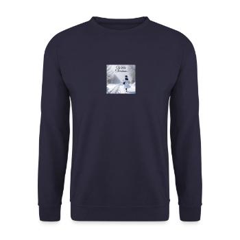 Weiße Tschistmen - Unisex Pullover - Navy - Vorne - Alina (178cm) & Michal (187cm)