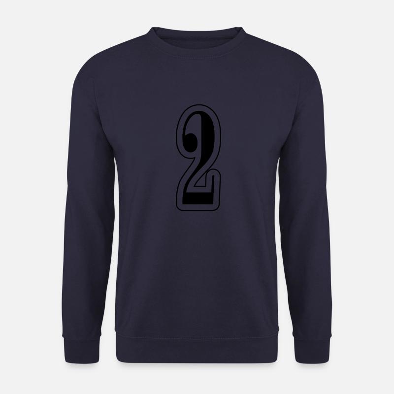 2 Zahl symbol - Unisex Pullover - Navy