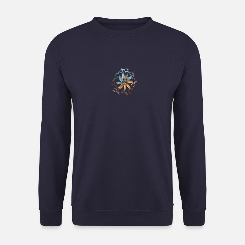 Feder und Vogel - Unisex Pullover - Navy