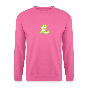 Dragon Blanc VERT CLAIR - Sweat-shirt Unisexe - rose - Devant