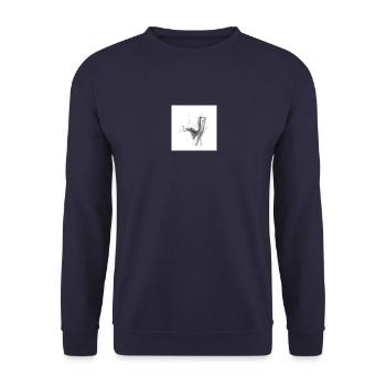 Tanzendes Paar - Unisex Pullover - Navy - Vorne - Alina (178cm) & Michal (187cm)