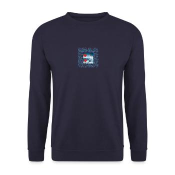 Pour des vacances au ski en cadeau - Sweat-shirt Unisexe - marine - Devant - Alina (178cm) & Michal (187cm)