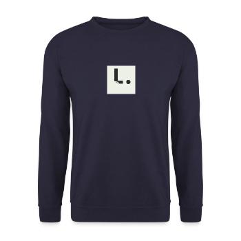 Persönliche Namen - Unisex Pullover - Navy - Vorne - Alina (178cm) & Michal (187cm)