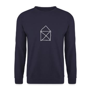 Haus vom Nikolaus - Unisex Pullover - Navy - Vorne - Alina (178cm) & Michal (187cm)