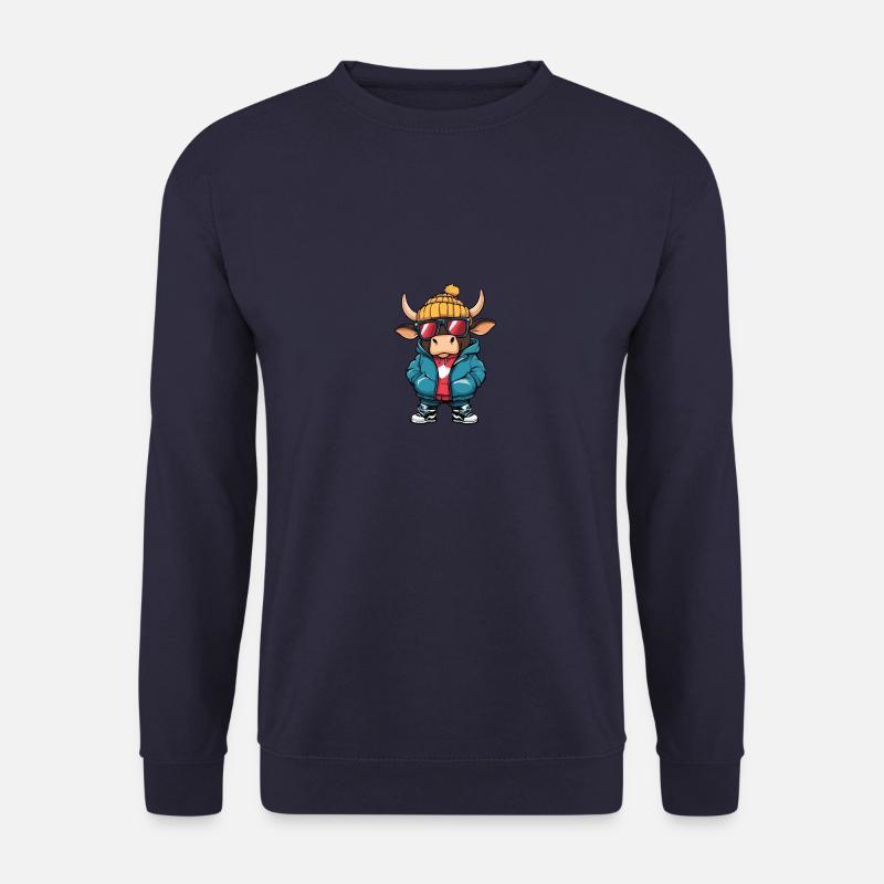 Taurus Winter Comic - Unisex Sweatshirt - navy