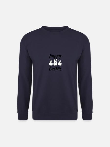 Joyeux lapins de Pâques - Sweat-shirt Unisexe - marine