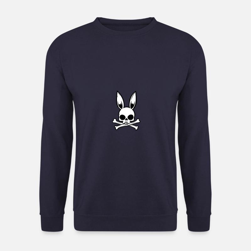 Bunny Head Skull Skull - Unisex Sweatshirt - navy