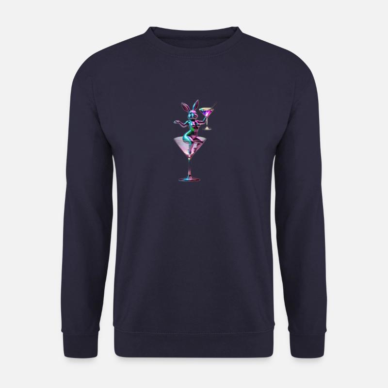 Cosmo Rabbit - Unisex Pullover - Navy
