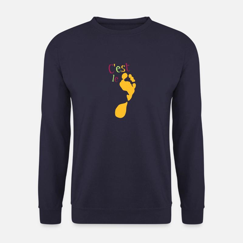 das mit dem Fuß - Unisex Pullover - Navy