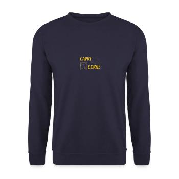 Impressionnant capricorne - Le signe astro - Sweat-shirt Unisexe - marine - Devant - Alina (178cm) & Michal (187cm)