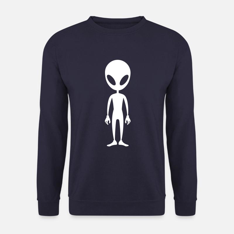 Alien Figur - Unisex Pullover - Navy