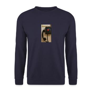 20230524 195844 - Unisex Pullover - Navy - Vorne - Alina (178cm) & Michal (187cm)